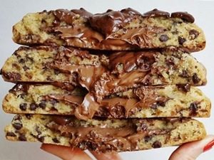 galletas rellenas de Nutella